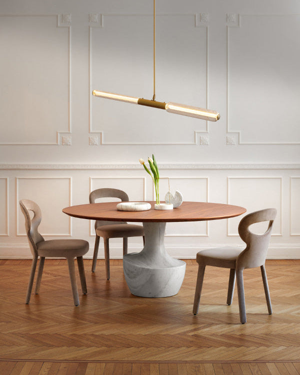 Anfora Marble Base Table