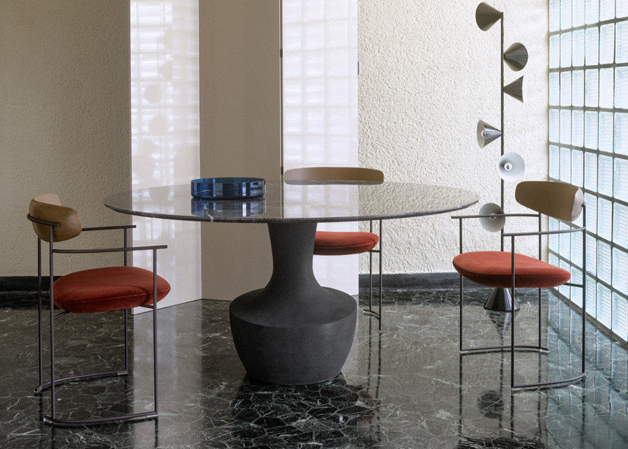 Anfora Resinated Quartz Base Table