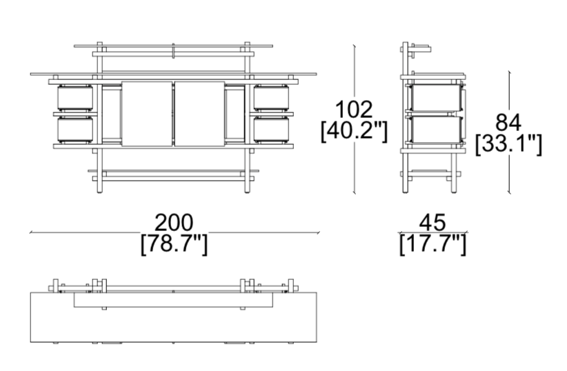 Cassina Elling Buffet Sideboard