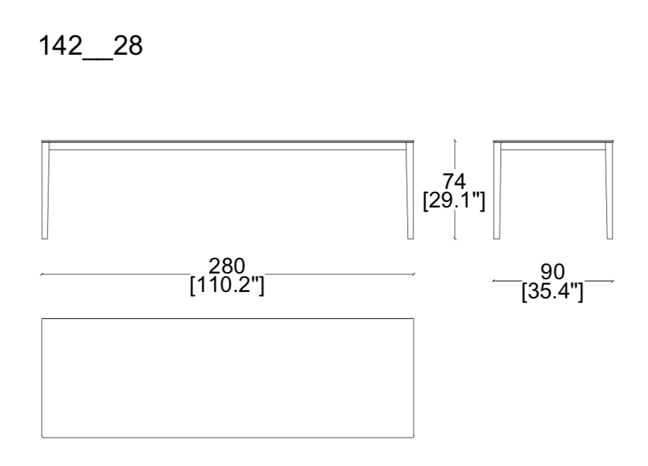 Cassina Cotone Dining Table
