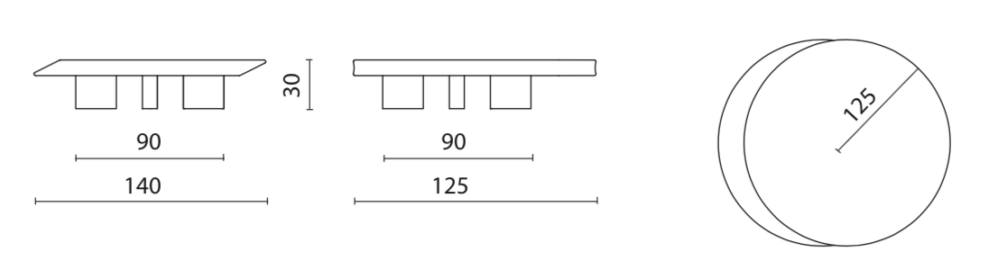 Cassina Accordo Coffee Table