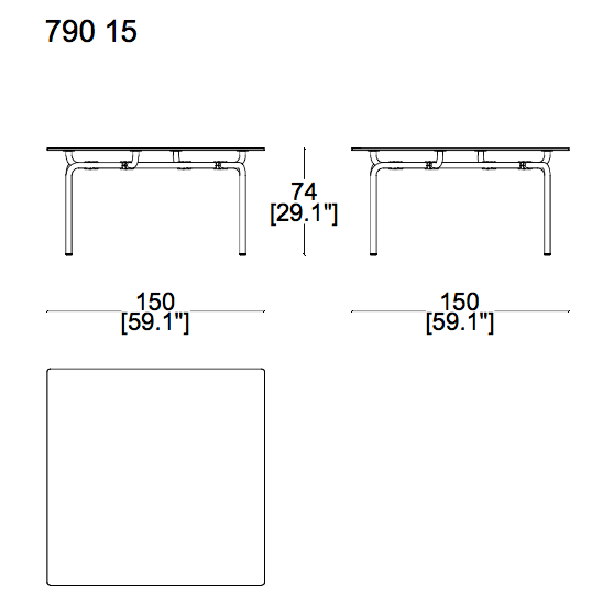 Cassina Edison Dining Table
