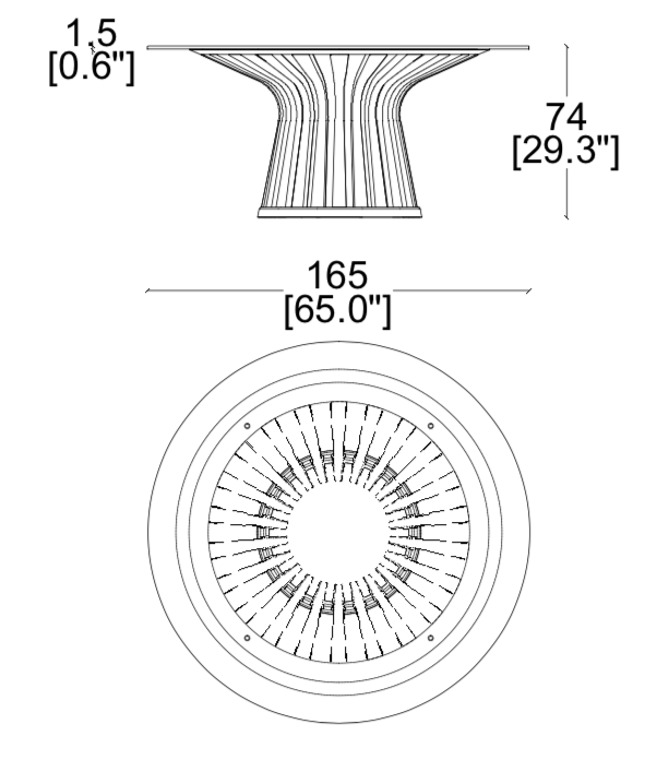 Cassina Lebeau Dining Table