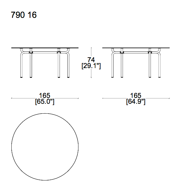 Cassina Edison Dining Table
