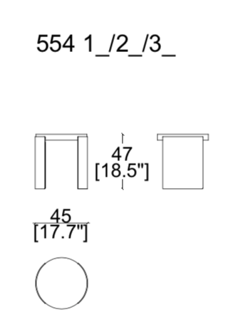 Cassina Bowy Coffee Table