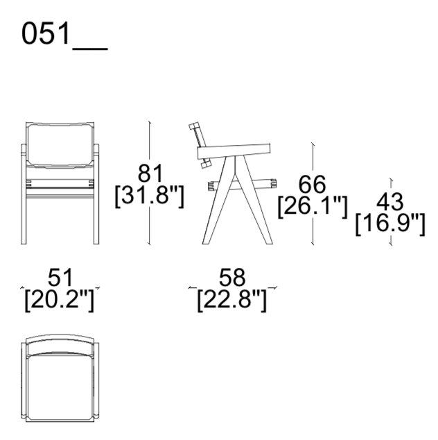 Cassina Capitol Complex Dining Chair