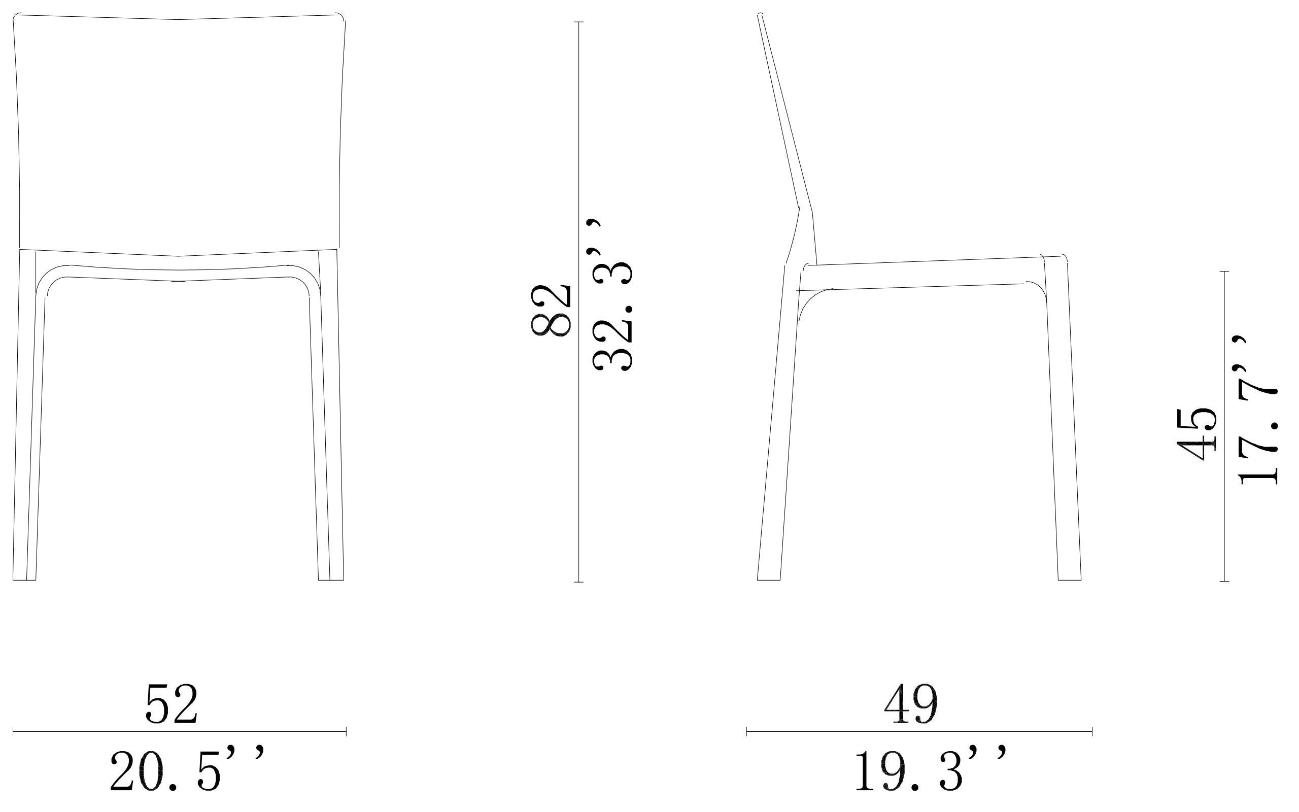 Cassina Cab Dining Chair