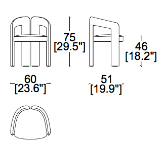 Cassina Dudet Dining Chair