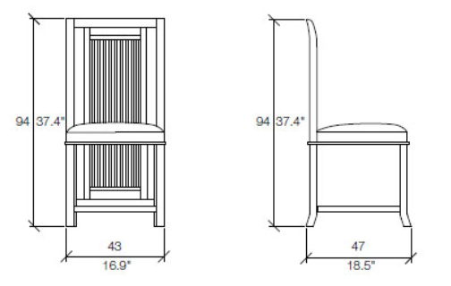 Cassina Coonley Dining Chair